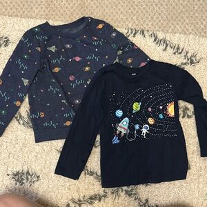 Boys 5t space top bundle